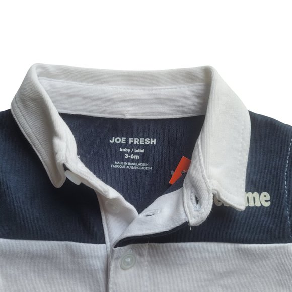 Baby Boy Striped Polo shirt  Size 3 - 6 months - Picture 3 of 4